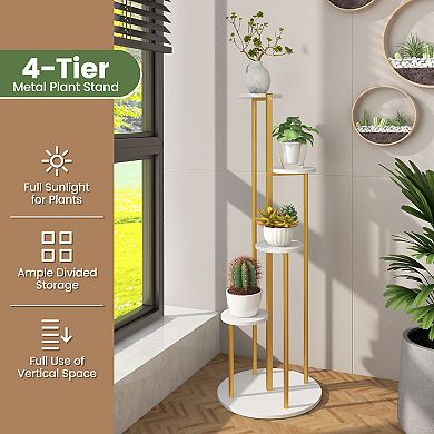 Indoor Metal Plant Stand 5 Tier Corner Plant Shelf for Potted Plants