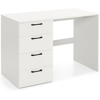 43.5 Inch Computer Desk With 4 Large Drawers