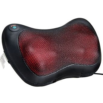 Shiatsu Pillow Massager With Heat Deep Kneading For Shoulder Neck And Back