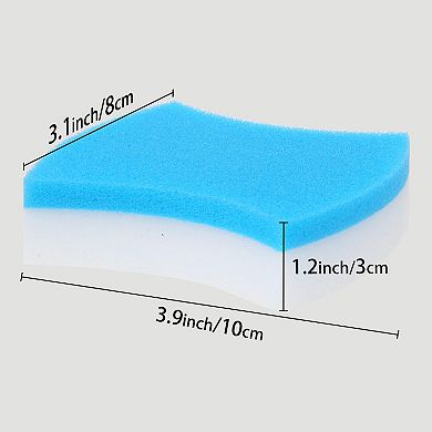 4 Pcs Non-Scratch Scrub Cleaning Sponges, Dual-Sided Kitchen Sponges, Sponges for Dishes