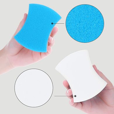 4 Pcs Non-Scratch Scrub Cleaning Sponges, Dual-Sided Kitchen Sponges, Sponges for Dishes