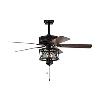 50 in Ceiling Fan With Lights Reversible Blades And Pull Chain Control