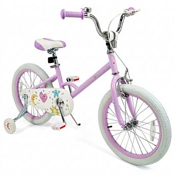Kids Bike with 12 to 18 Inch Wheels Star and Moon Graphics and 110 Pound Seat