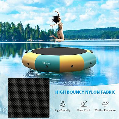 12 Feet Inflatable Splash Padded Water Bouncer Trampoline