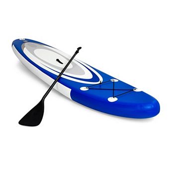 11 Feet Adjustable Inflatable Stand Up Paddle Sup Surfboard With Bag