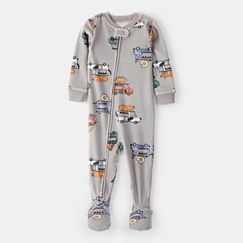 Toddler Boys Carter's Food Truck Dream Plush Snug Fit One-Piece Pajama