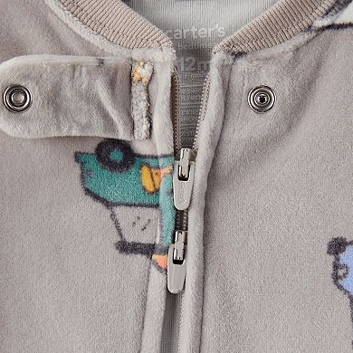 Toddler Boys Carter's Food Truck Dream Plush Snug Fit One-Piece Pajama