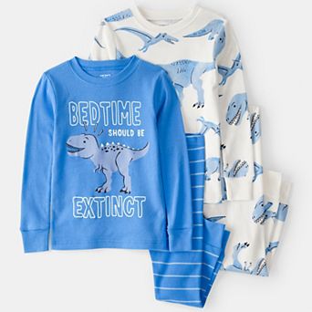 Baby & Toddler Boy Carter's 4 pc Dinosaur Print Pajama Top & Pajama Bottoms Set