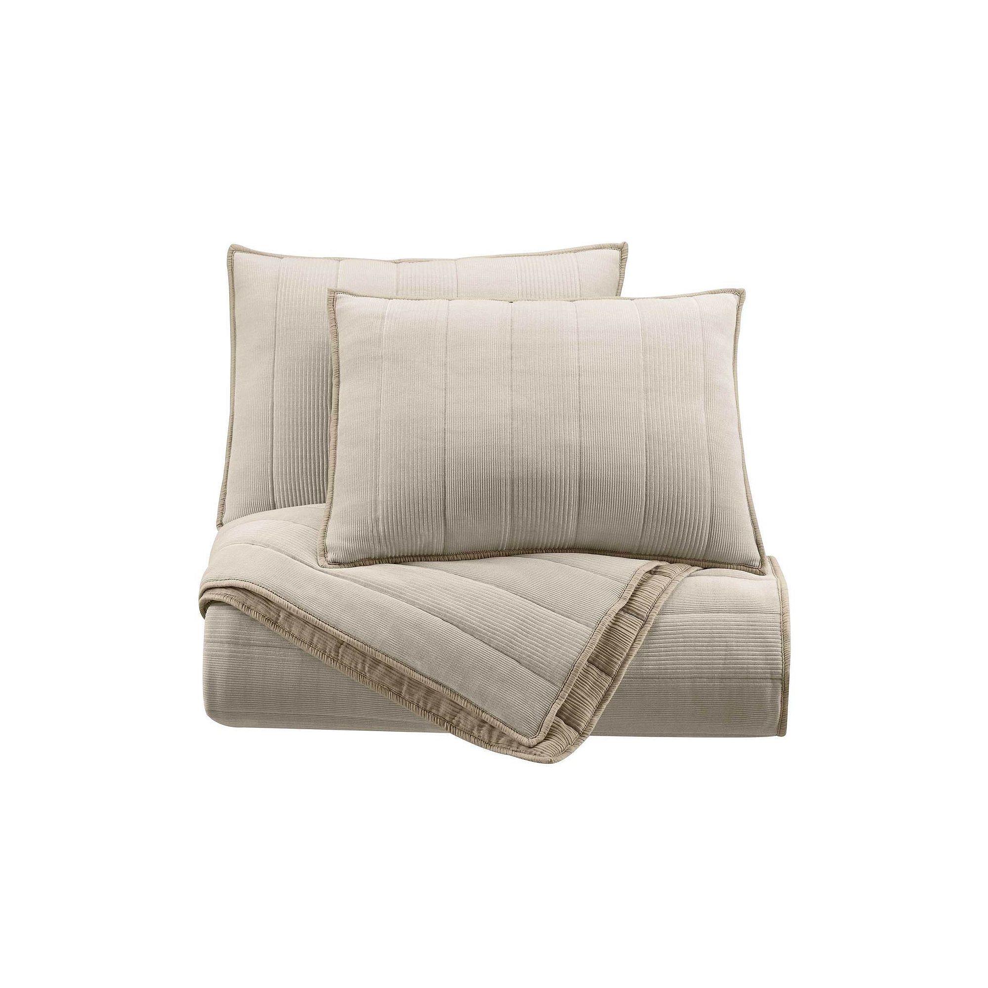 Martex Expression Teton Quilt Set, Brown