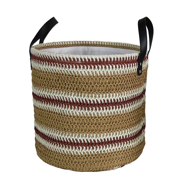Neatly Paper Crochet Basket - Natural (LARGE)