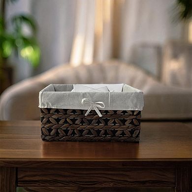 Neatly Water Hyacinth Low Basket