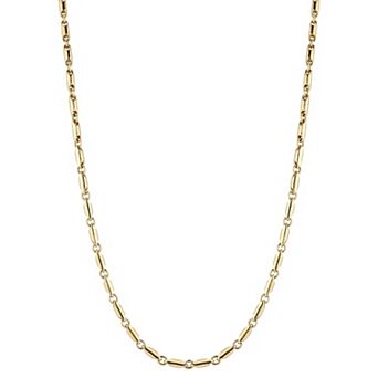 LUMINOR GOLD 14k Gold Long Link Chain Necklace