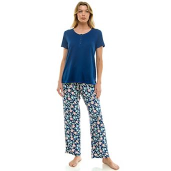 Women's Croft & Barrow® Pajama Top & Pajama Pants Set