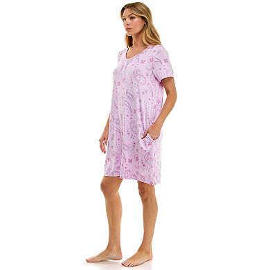 Women's Croft & Barrow® Cozy Luxe Pajama Sleepshirt