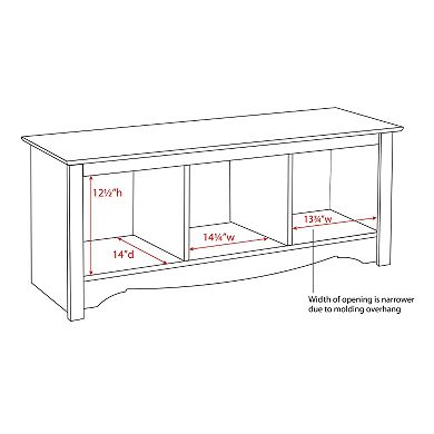 Prepac Cubby Bench