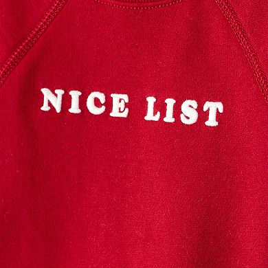 Toddler Boy Carter's Nice List Graphic Pullover Sweatshirt