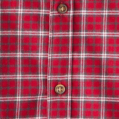 Toddler Boy Carter's Plaid Cotton Long-Sleeve Button-Down Shirt
