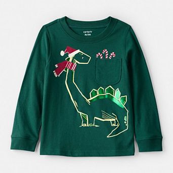 Toddler Boy Carter's Dinosaur Holiday Graphic T-Shirt