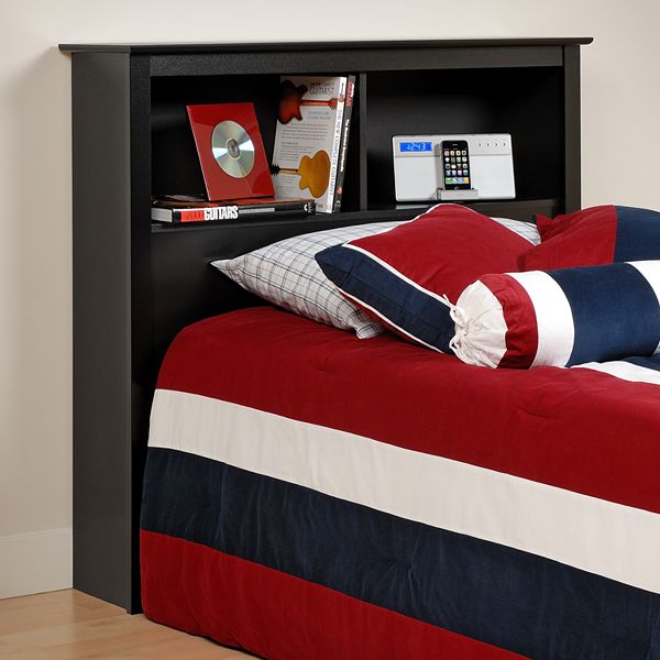 Prepac Twin Bookcase Headboard, Prepac Storage Bed With Bookcase Headboard
