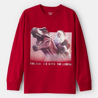 Boys 4-14 Carter's Santa & Dinosaur Graphic T-Shirt