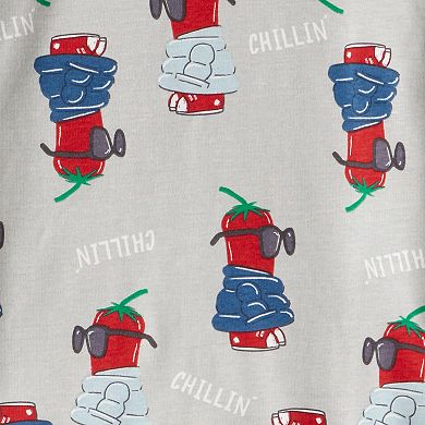 Boys 4-14 Carter's 4-pc. Pajama Top & Pajama Bottoms Set