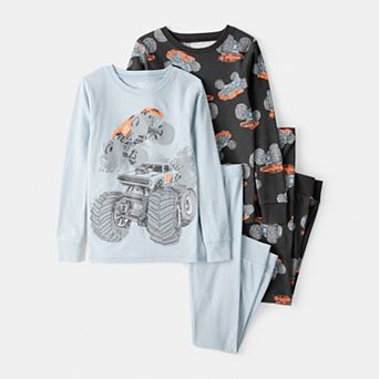 Boys 4-14 Carter's 4 pc Pajama Top & Pajama Bottoms Set