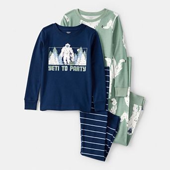 Boys 4-14 Carter's 4 pc Pajama Top & Pajama Bottoms Set