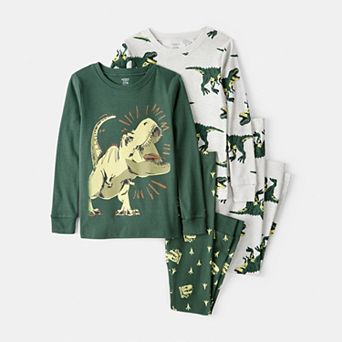 Boys 4-14 Carter's 4 pc Pajama Top & Pajama Bottoms Set