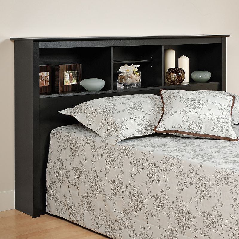 91475298 Prepac Full/Queen Bookcase Headboard, Black sku 91475298