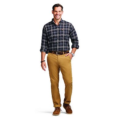 Men's IZOD Long Sleeve Flannel Button-Down Shirt