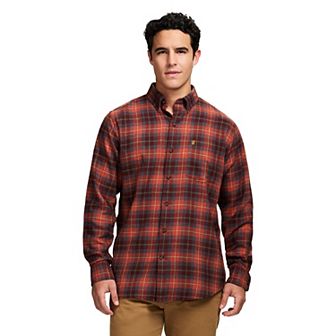 Men's IZOD Flannel Long Sleeve Button-Down Shirt