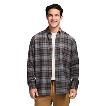 Men's IZOD Long Sleeve Flannel Button-Down Shirt