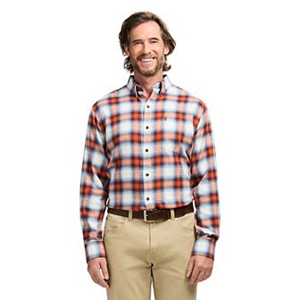 Men's IZOD Flannel Long Sleeve Button-Down Shirt