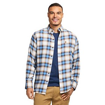 Men's IZOD Long Sleeve Flannel Button-Down Shirt