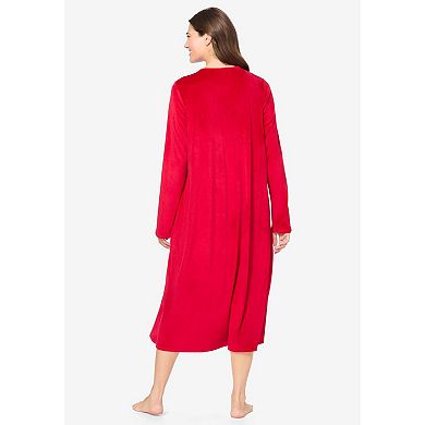 Only Necessities Plus Size Velour Gown