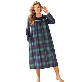 Only Necessities Plus Size Velour Gown