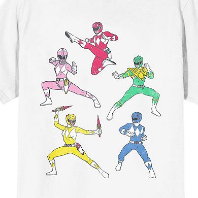 Men's Power Rangers Action Graphic Tee