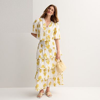 Women's MNK Tiered Maxi Skirt