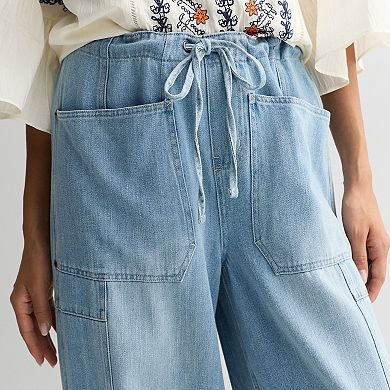 Women's MNK Slouchy Tie-Waist Pants