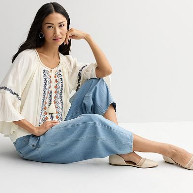 Women's MNK Slouchy Tie-Waist Pants