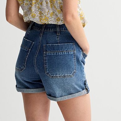 Women's MNK Front Pocket Denim Shorts