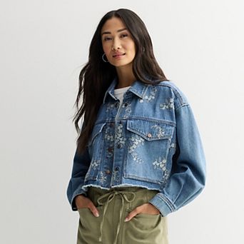 Women's MNK Embroidered Denim Jacket