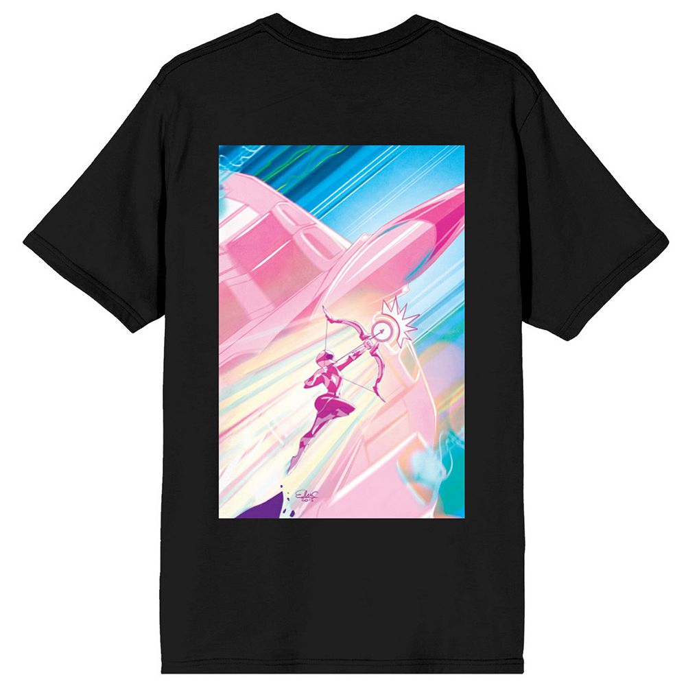 Men's Power Rangers Pink Ranger Graphic Tee