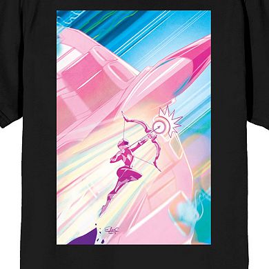 Men's Power Rangers Pink Ranger Graphic Tee