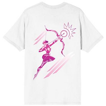 Men's Power Rangers Pink Graphic Tee