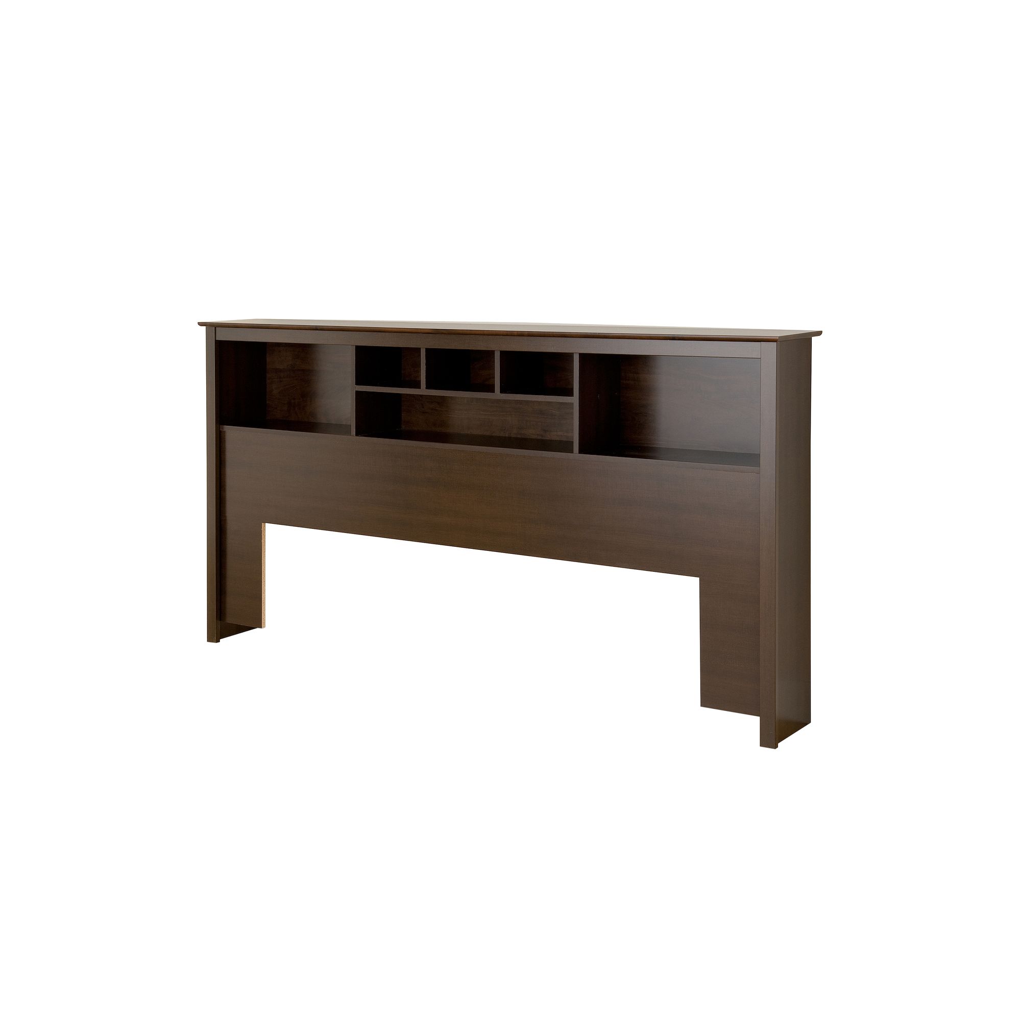 Prepac King Bookcase Headboard, Brown