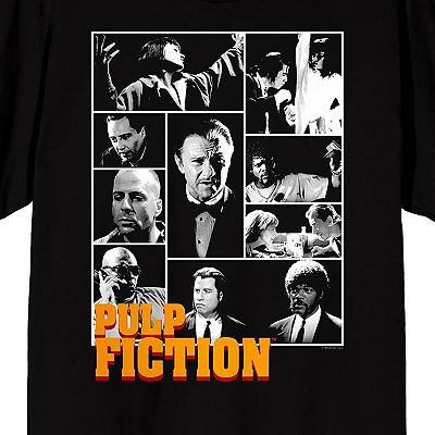 Men's Pulp Fiction Characters Graphic Tee