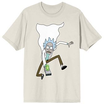 Men's Rick & Morty Rick Jumping Graphic Tee