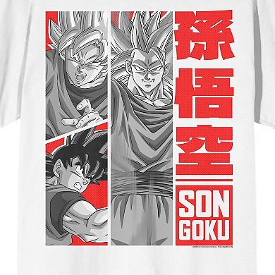 Men's Dragon Ball Z Monochrome Graphic Tee