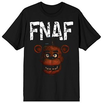 Men's Five Nights At Freddy's FNAF Distressed Graphic Tee